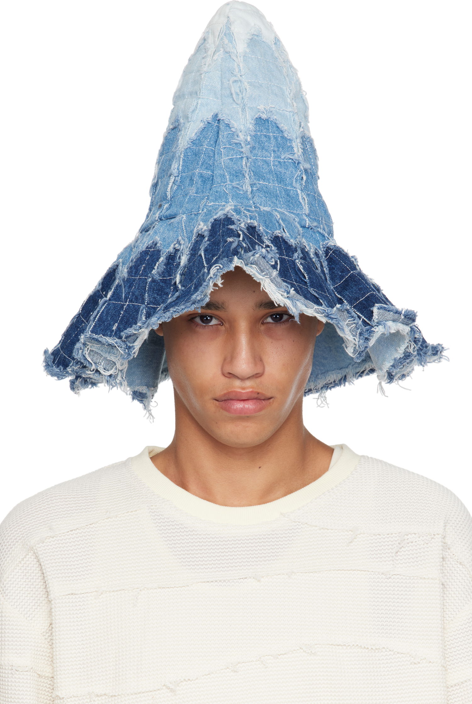Klobúk Who Decides War Who Decides War Highest Point Denim Bucket Hat Modrá | 1341550008SS25, 0