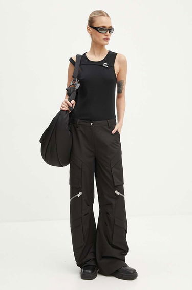 Tielko HELIOT EMIL Cutout Detail Tank Top Čierna | PREAW24.M.09.118, 4