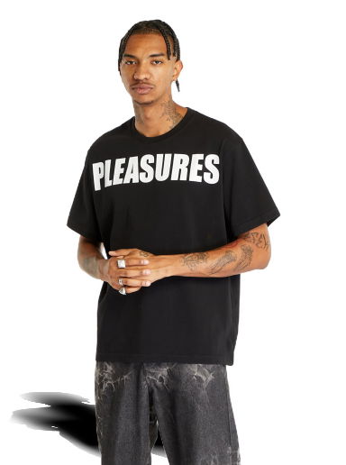 Tričko Pleasures Expand Heavyweight Short Sleeve Tee Black Čierna | P23F032 BLACK