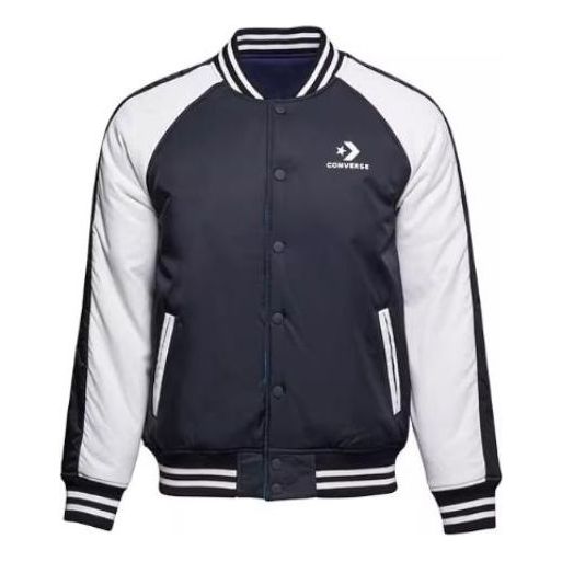 Bomber bunda Converse Reversible Baseball Jacket Navy | 10016831-A01