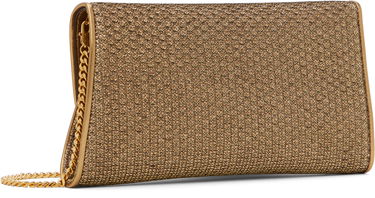 Kabelka Tom Ford Tom Ford Nobile Textured Fabric Clutch Metalická | L1736-TSY048X, 2