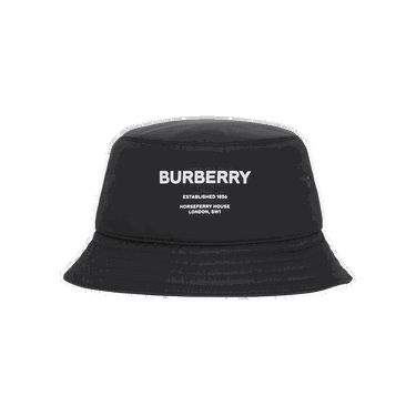 Klobúk Burberry Horseferry Print Bucket Hat Čierna | 8044081, 0