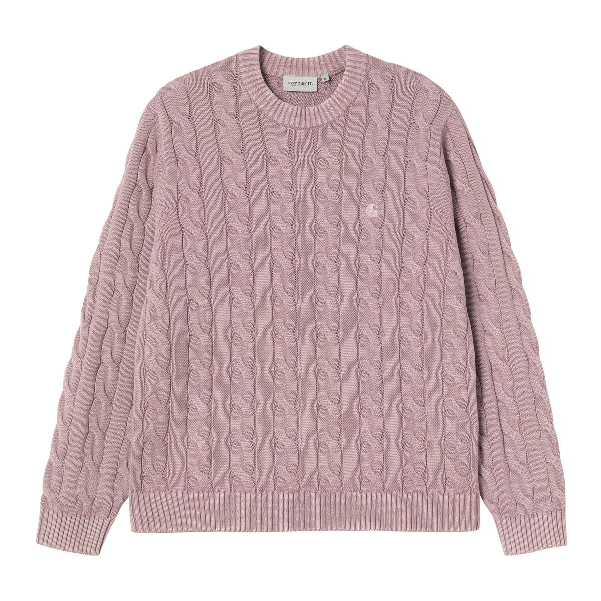Sveter Carhartt WIP Carter Cable Knit Sweater Ružová | I035179_9, 0