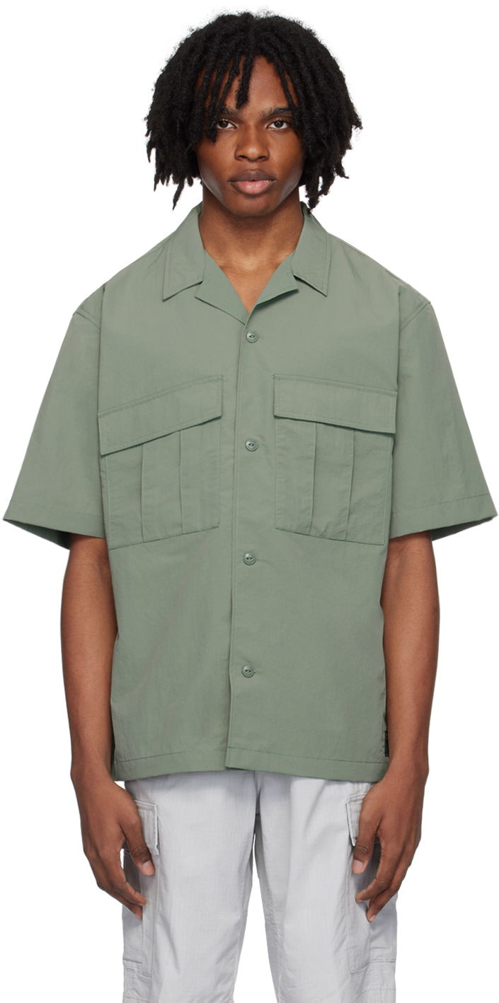 Košeľa Carhartt WIP Short Sleeve Camp Collar Shirt Zelené | I033022, 0