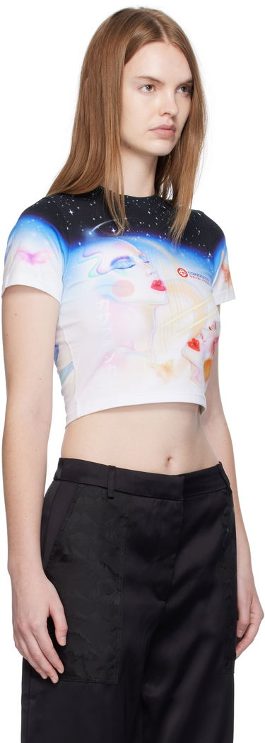 Crop Top Casablanca Casablanca Galactic Connection Cropped T-Shirt Rôznofarebný | WPF25-JTS-009-01, 1