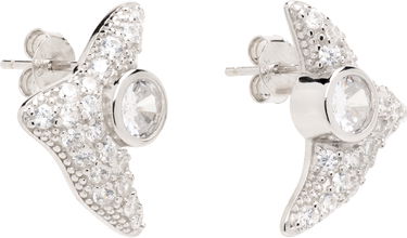 Náušnice Collina Strada Collina Strada Trigon Crystal Stud Earrings Metalická | XX1087, 1