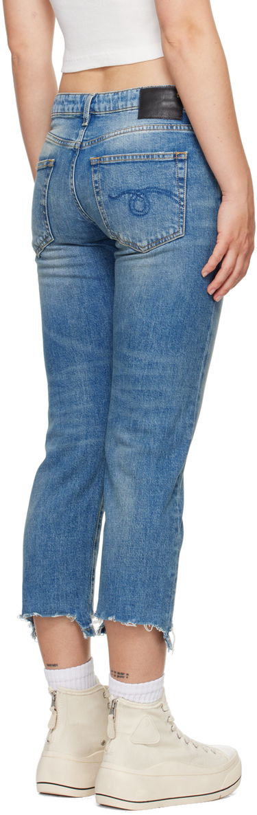 Džínsy R13 R13 Boy Straight Jeans Modrá | R13W0091-143A, 2
