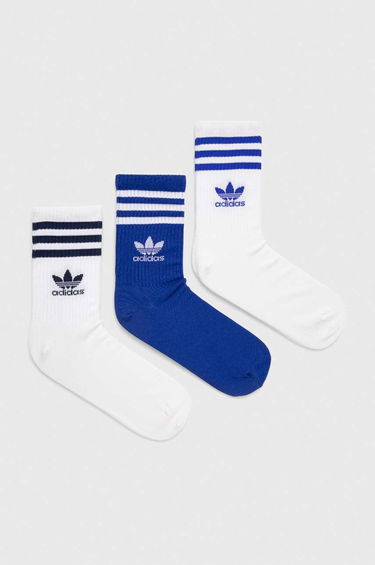 Ponožky adidas Originals Mid Cut Crew Socks – 3 pack Rôznofarebný | IL5025, 2