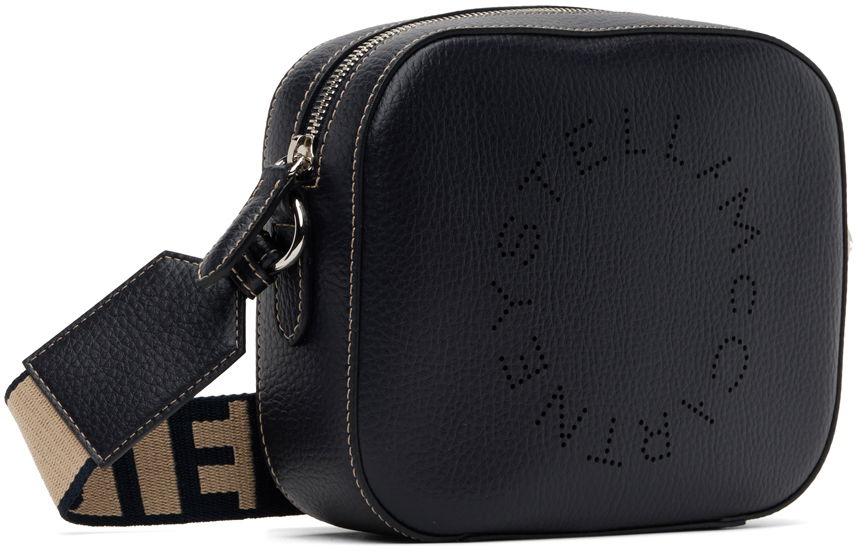 Taška cez rameno Stella McCartney Mini Camera Perforated Logo Shoulder Bag Čierna | 700266WP0057, 1