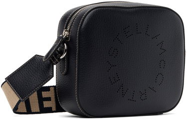 Taška cez rameno Stella McCartney Mini Camera Perforated Logo Shoulder Bag Čierna | 700266WP0057, 1