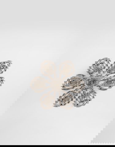 Spona Dolce & Gabbana Sartoria Floral Brooch With Rhinestones Metalická | WPS1F9W111187655, 2