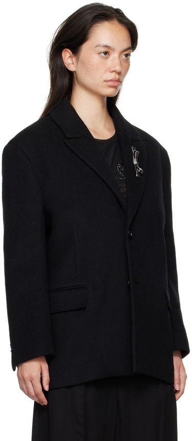 Bunda Blumarine Blumarine Bijoux Pin Blazer Čierna | A422S083A, 1