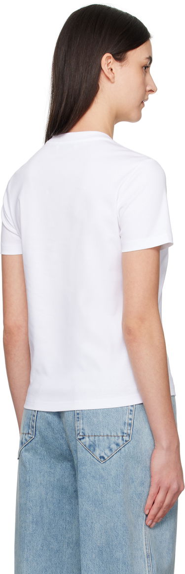 Tričko LANVIN Lanvin Bead Embroidered T-Shirt Biela | RW-TS9030-J176-P25, 2