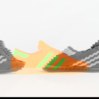 Tenisky a topánky adidas Originals Hamburg Orange Solar Green W Oranžová | IH5460, 3