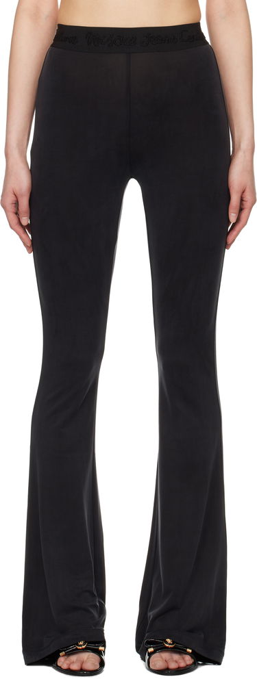 Nohavice Versace Versace Jeans Couture Flared Leggings Čierna | E78HAC107_EJ0190, 0