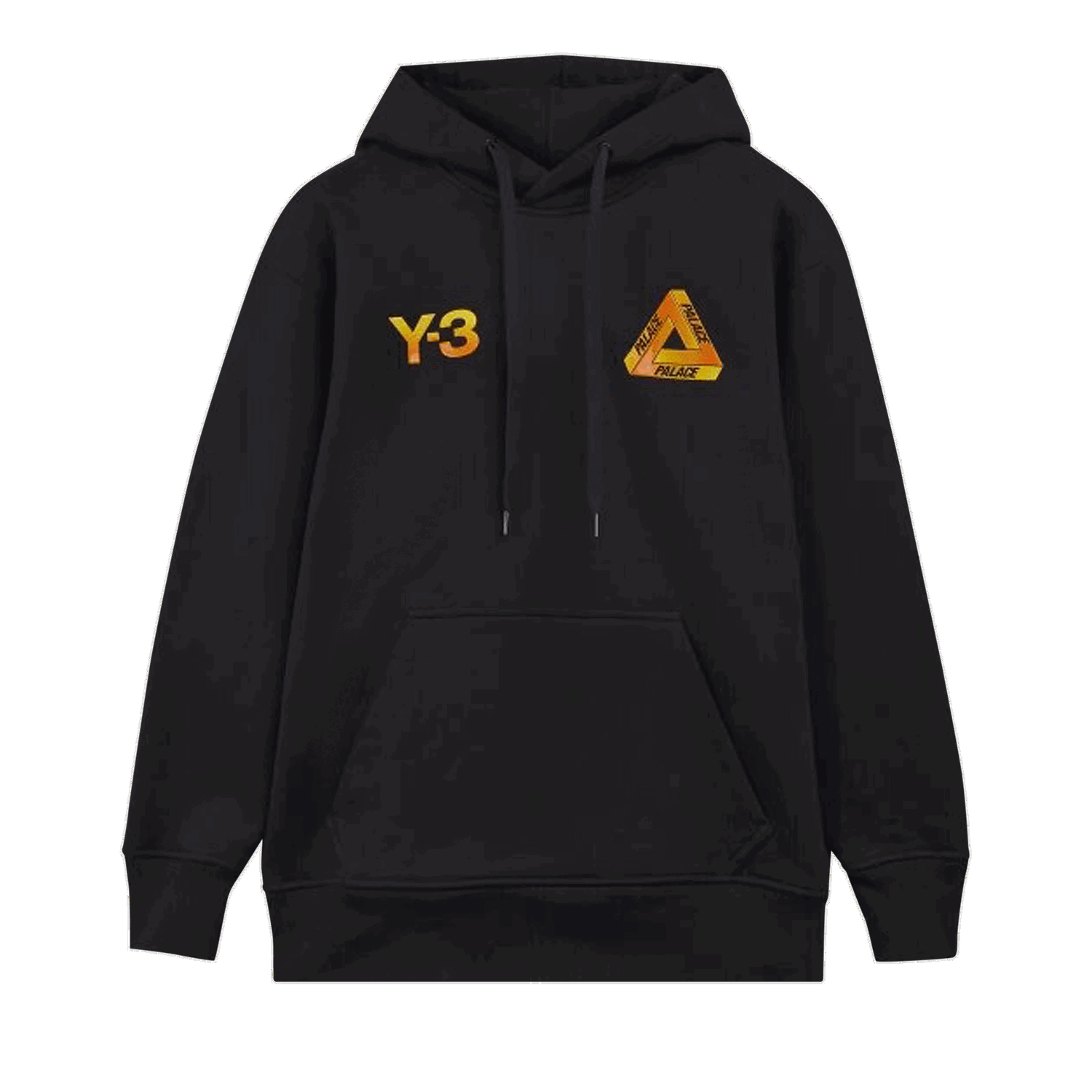 Mikina Y-3 Palace x Logo Hoodie 'Black' Čierna | HN9875, 0