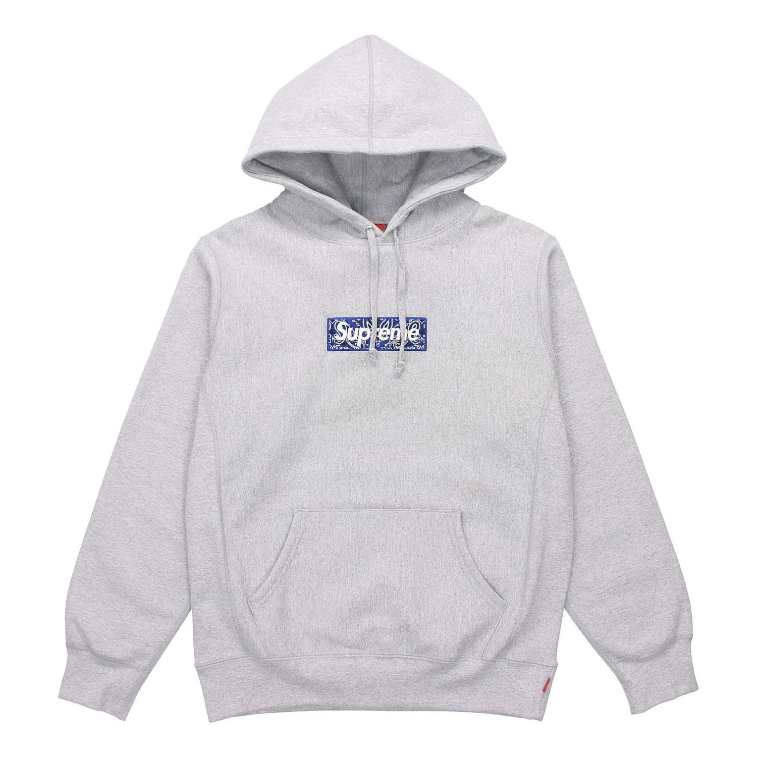 Mikina Supreme Supreme Bandana Box Logo Hooded Sweatshirt Šedá | SUP-FW19-10830, 0