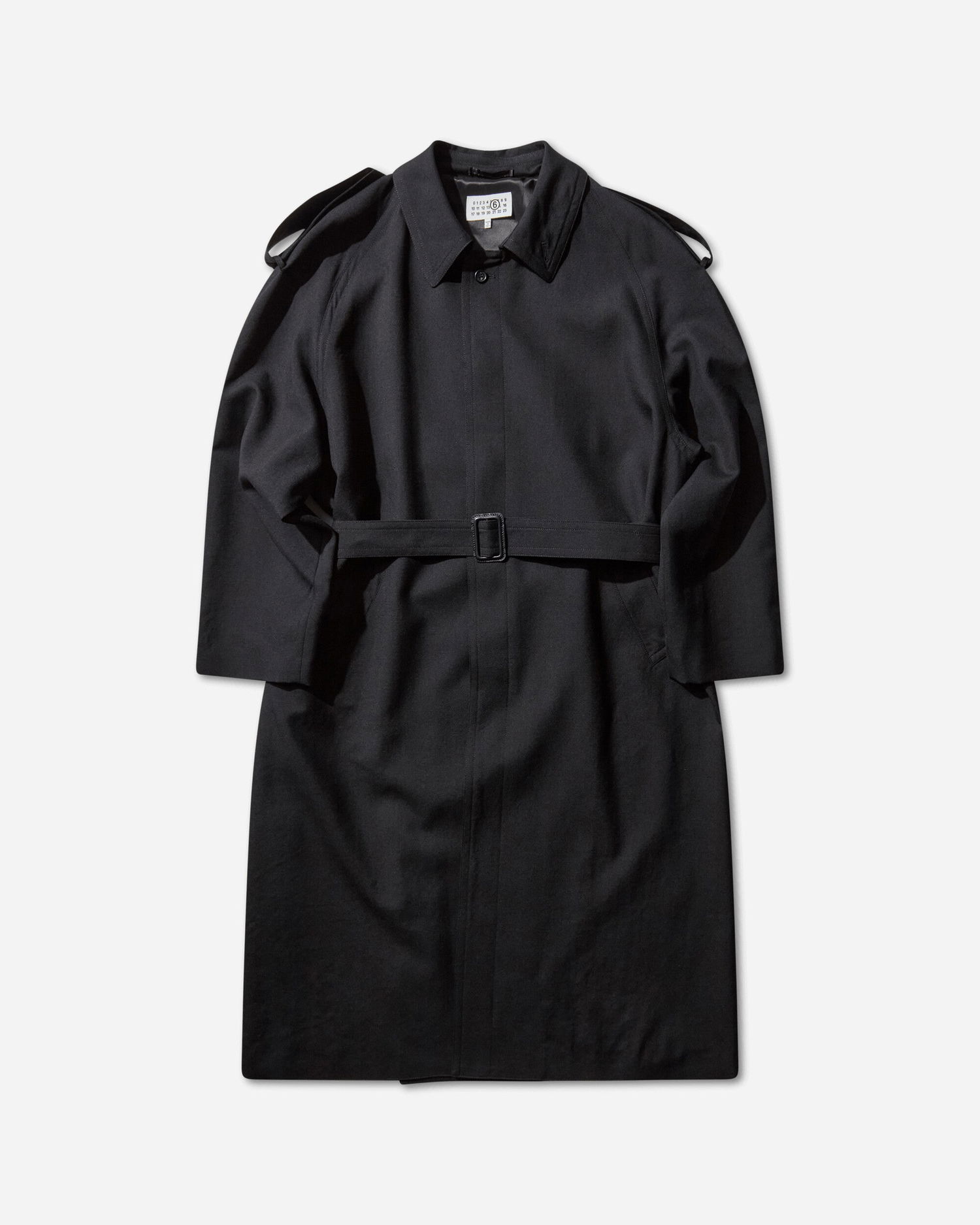 Trenčkot Maison Margiela Wool Trench Coat Čierna | SH2AH0013 900, 1