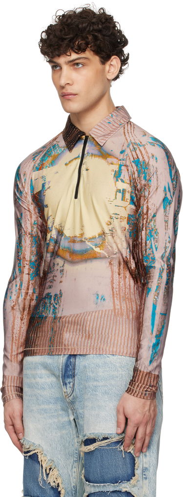 Polo tričko Diesel Printed Long Sleeve Polo Rôznofarebný | A15895-0HPAB-7EWA, 3