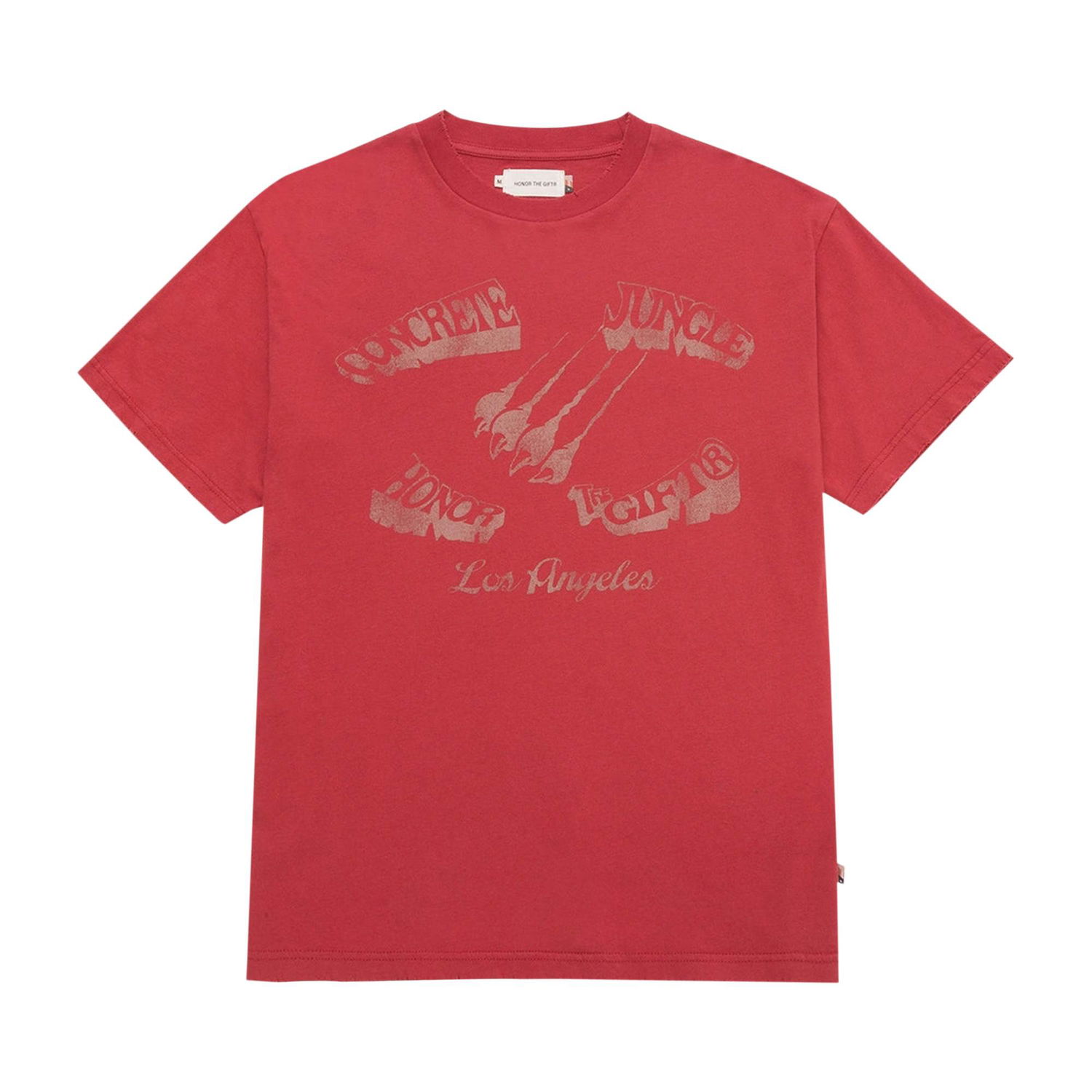 Tričko Honor The Gift Honor The Gift Concrete Jungle Graphic T-Shirt Červená | HTG220192 CRIM, 1