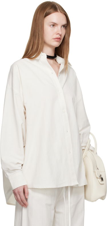 Košeľa Fear of God Fear of God ESSENTIALS Relaxed Shirt Biela | 186SP255524FW, 1