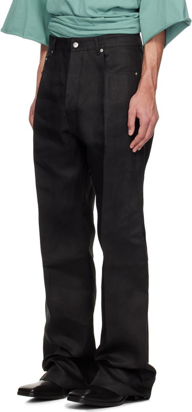Nohavice Rick Owens Rick Owens Hollywood Geth Trousers Čierna | RU01E5333 TWL, 3