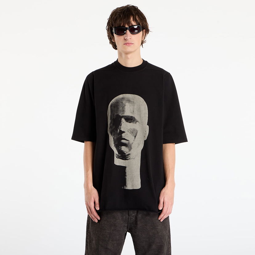 Tričko Rick Owens Rick Owens DRKSHDW Jumbo Short Sleeve T-Shirt with Head Print Čierna | DU02E7274 RIGEP1 0908