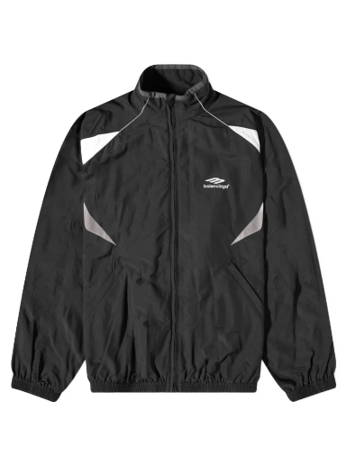 Bunda Balenciaga Nylon Track Jacket Čierna | 746483-TOO48-1000