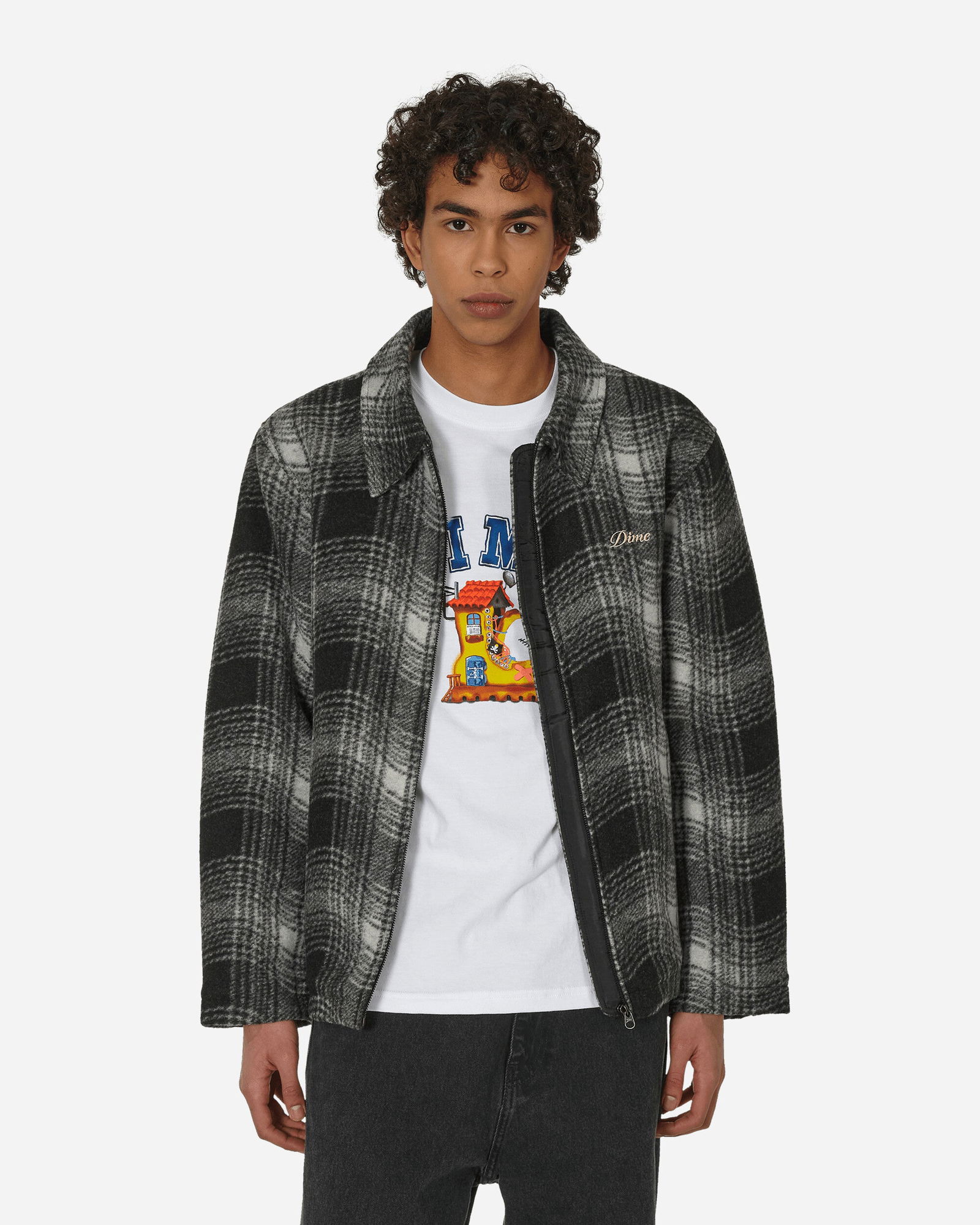Wave Plaid Jacket