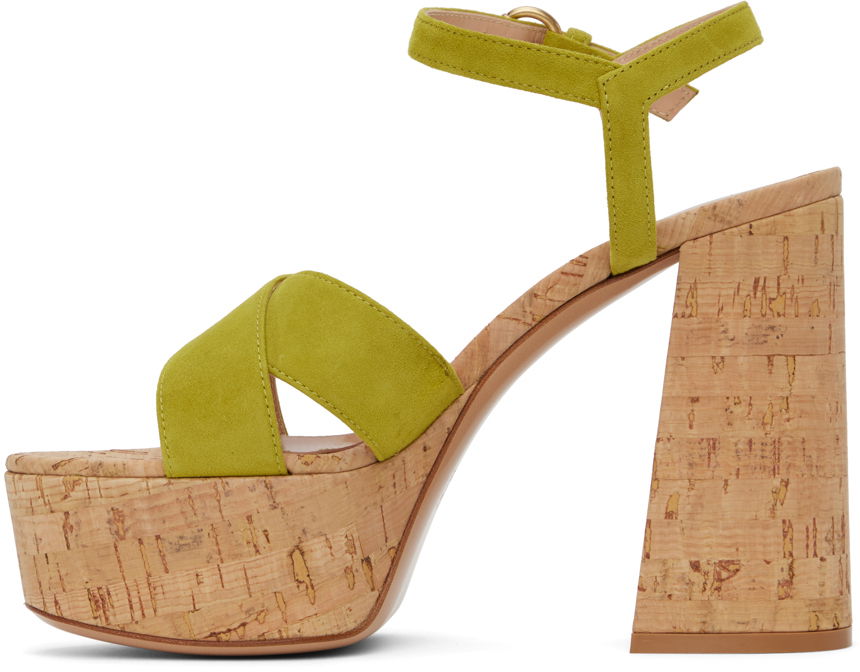 Bebe Cork Platform Sandals