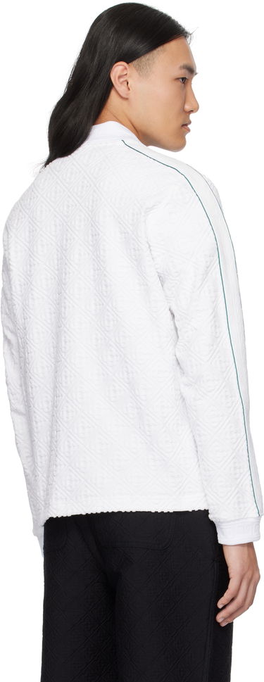 Polo tričko Casablanca Casablanca Jacquard Towelling Monogram Polo Biela | MPS25-JTP-300-01, 2