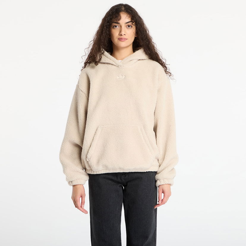 Mikina adidas Originals Essentials Teddy Hoodie Béžová | JW6061