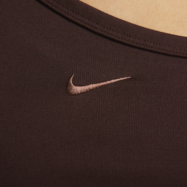 Crop Top Nike Everyday Asymmetrical Crop Tank Top Vínová | DV7926-227, 2