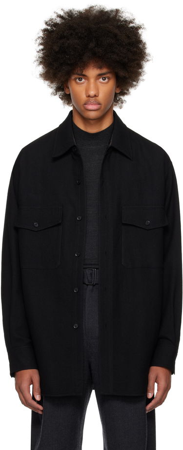 Košeľa LEMAIRE Lemaire Two Pockets Overshirt Čierna | OV1001 LF608, 0