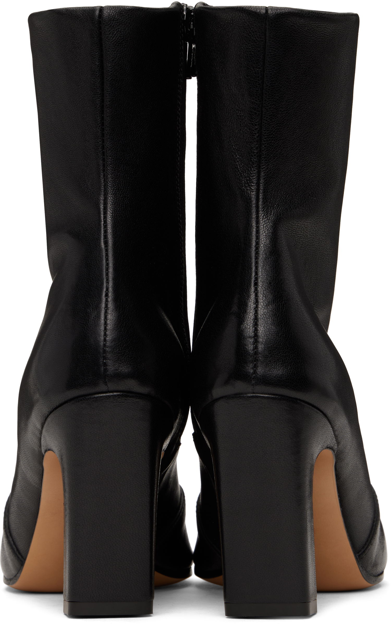 Tenisky a topánky Khaite Khaite Nevada Stretch High Heel Boots Čierna | F1067-836, 1