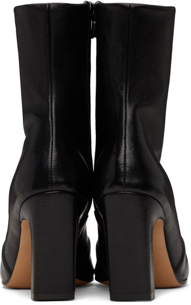 Tenisky a topánky Khaite Khaite Nevada Stretch High Heel Boots Čierna | F1067-836, 1