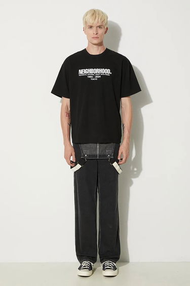 Tričko Neighborhood T-Shirt With Print Čierna | 241PCNH.ST02, 1