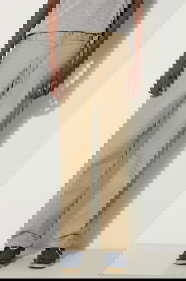 Nohavice Dickies Simple Wide-Leg Trousers Béžová | DK0A4XK6KHK, 3