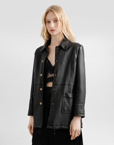 Bunda Dolce & Gabbana Dolce & Gabbana Vintage Lambskin Jacket Čierna | F0W3PLGDDEAN0000, 3