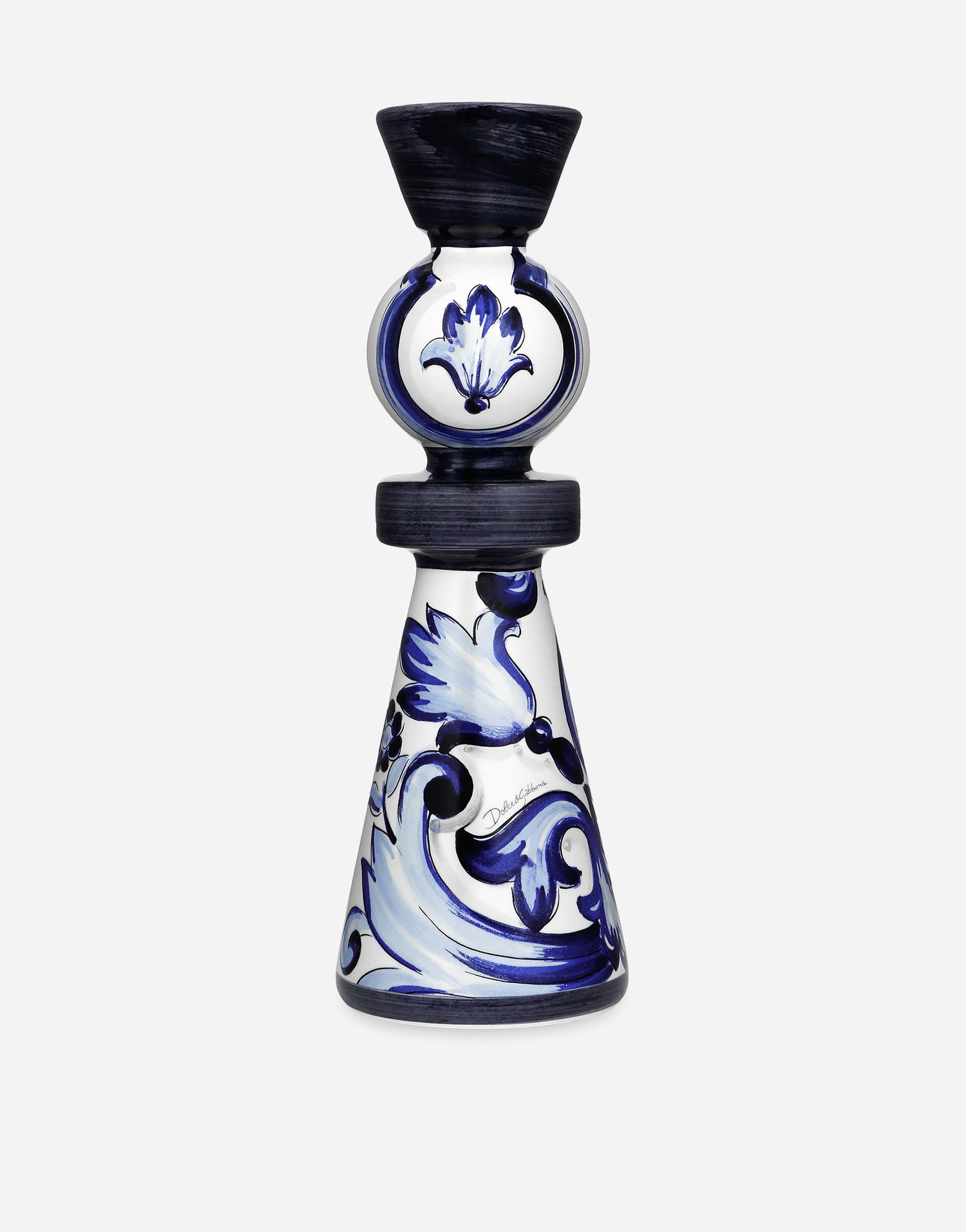 Sviečka Dolce & Gabbana Ceramic Candle Holder Large Onesize Modrá | TCC186TCACDUB001, 0