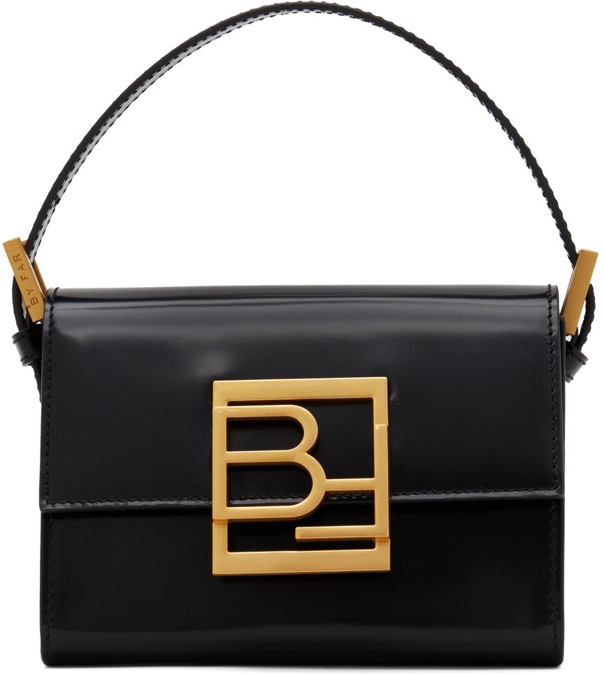 Kabelka BY FAR Mini Patent Leather Shoulder Bag Čierna | 21FWFRNOBLWSMA, 0