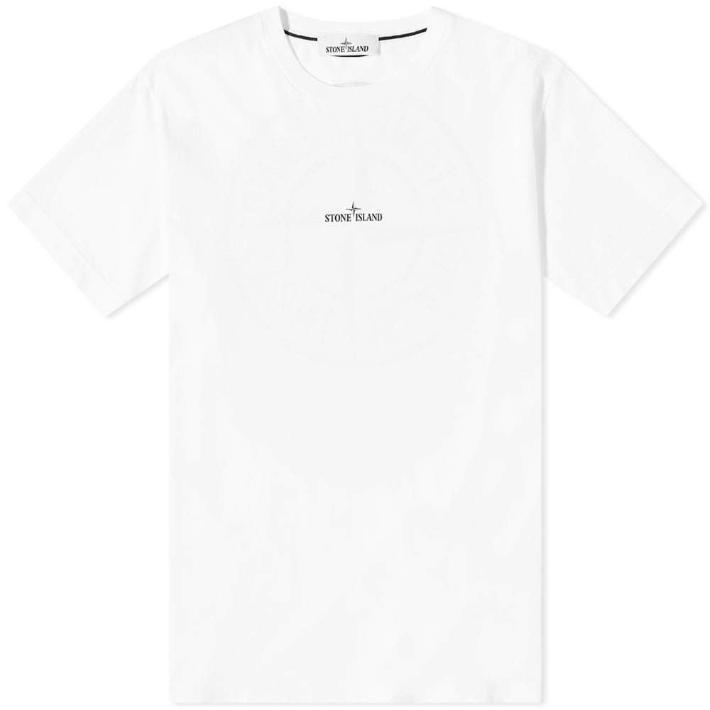 Tričko Stone Island Tricromia Three Print Tee Biela | 76152NS94-V0001, 0