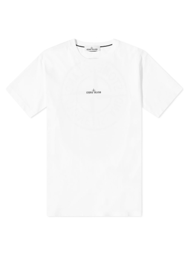 Tričko Stone Island Tricromia Three Print Tee Biela | 76152NS94-V0001