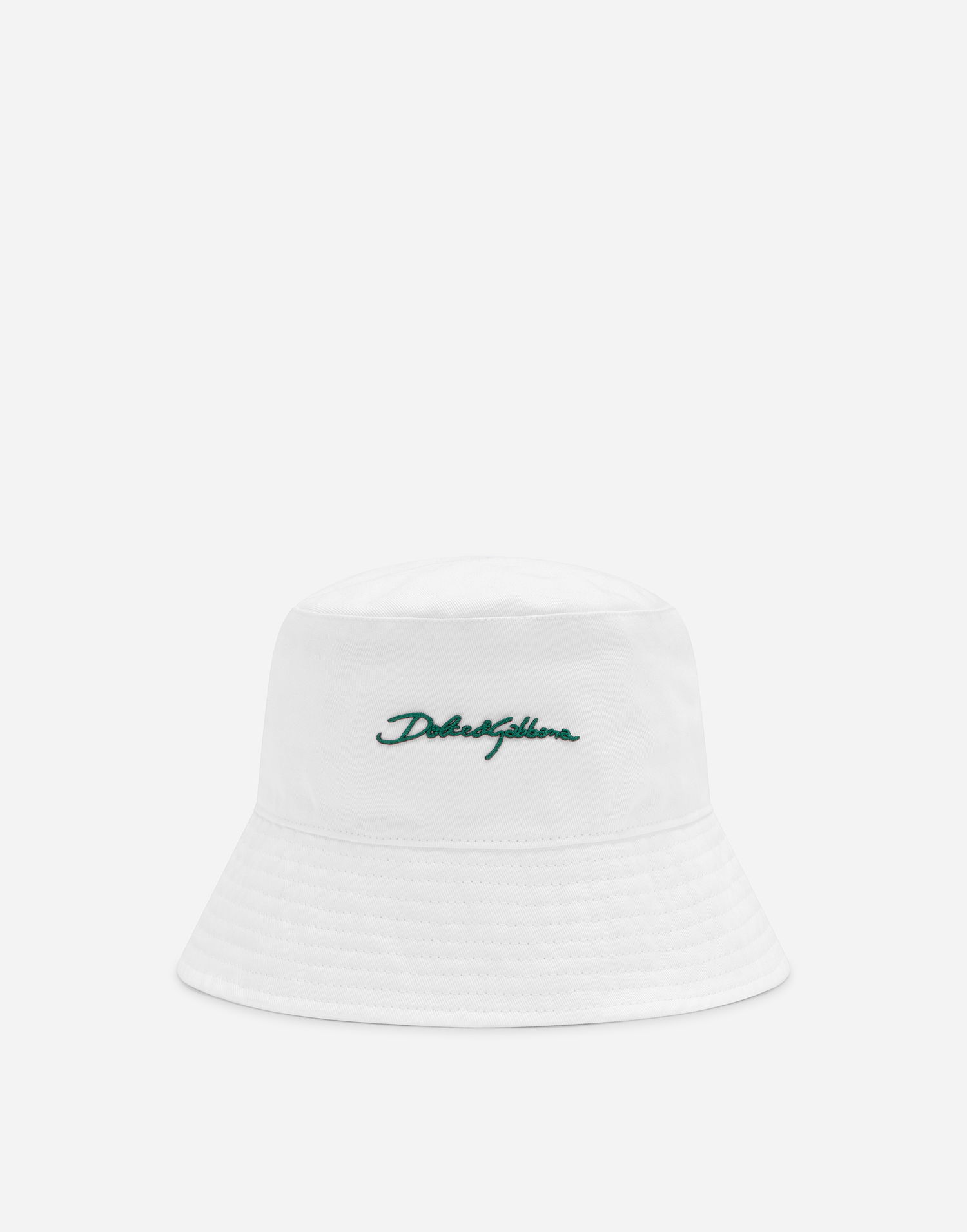 Klobúk Dolce & Gabbana Logo Bucket Hat Biela | GH895AGI334W0800, 0