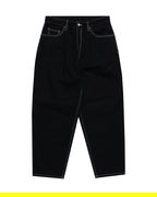 Beams Wide Tapered Denim Pants