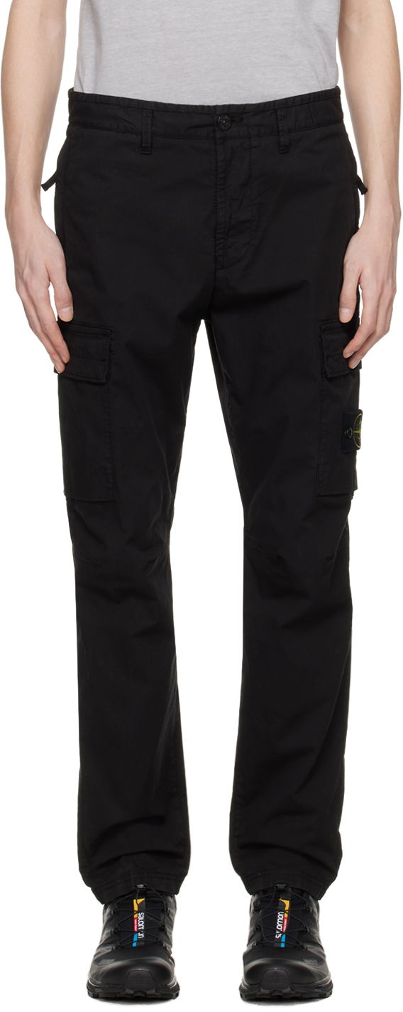 Cargo nohavice Stone Island Patch Cargo Pants Čierna | 801530410, 0