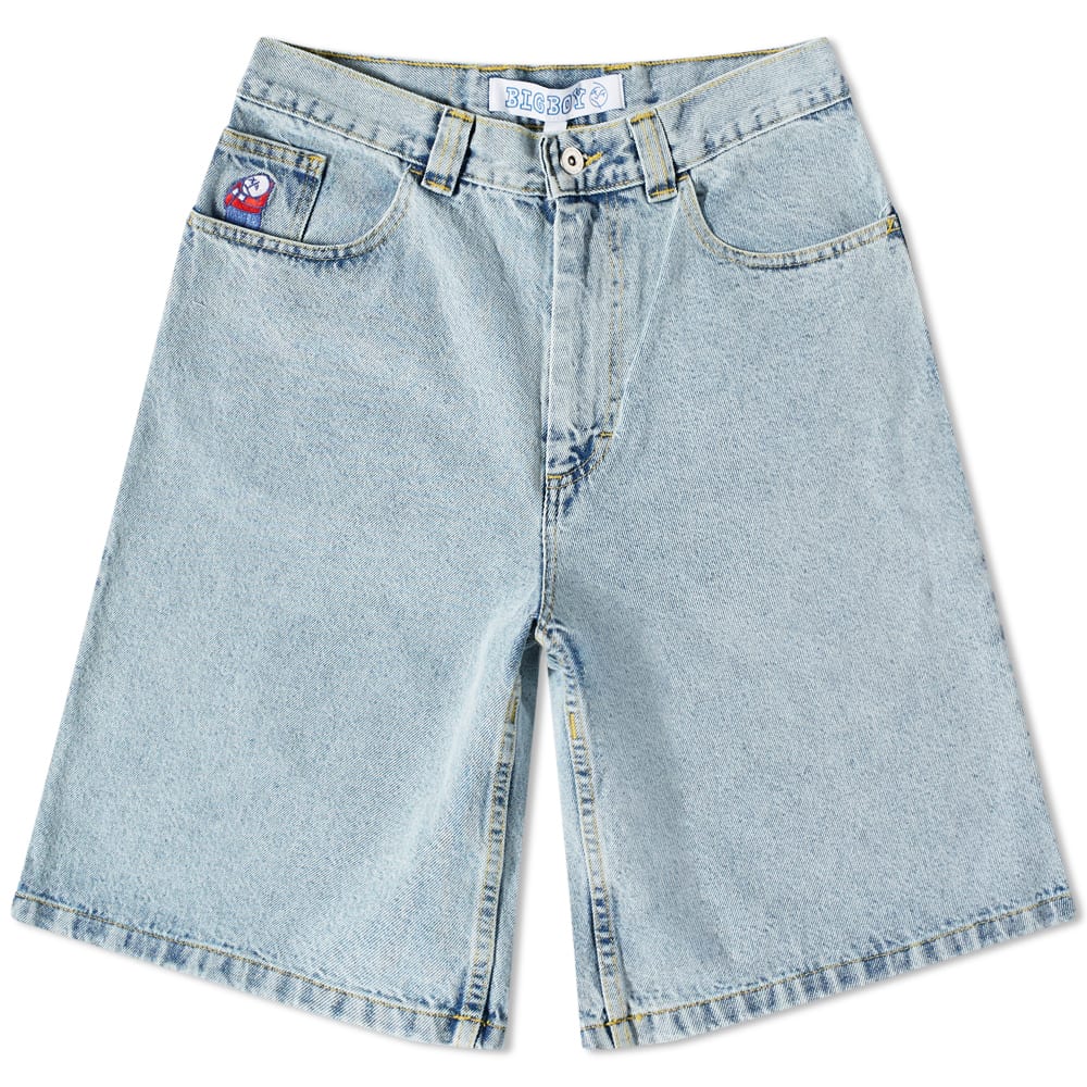 Šortky Polar Skate Co. Polar Skate Co. Big Boy Denim Shorts Modrá | PSC-CO-BIGBOYSHORT-LBLU, 0