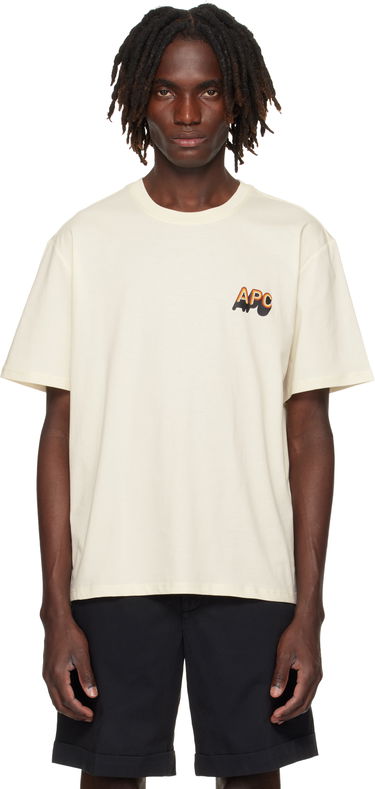 Tričko A.P.C. A.P.C. 70's H T-Shirt Béžová | COHBM-H26535, 0