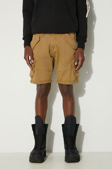 Šortky Alpha Industries Combat Shorts Béžová | 116210.13, 0