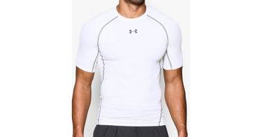 Tričko Under Armour T-Shirt HeatGear Biela | 1257468-100, 1